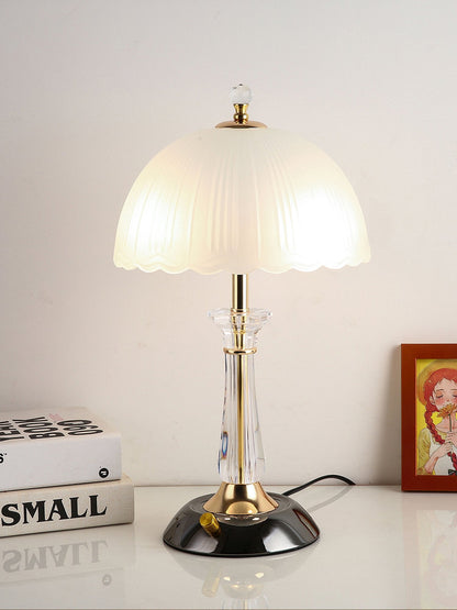 Domed Glass Nightstand lamp Table Light