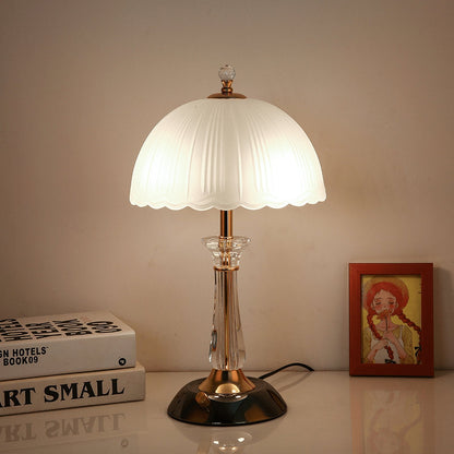 Domed Glass Nightstand lamp Table Light