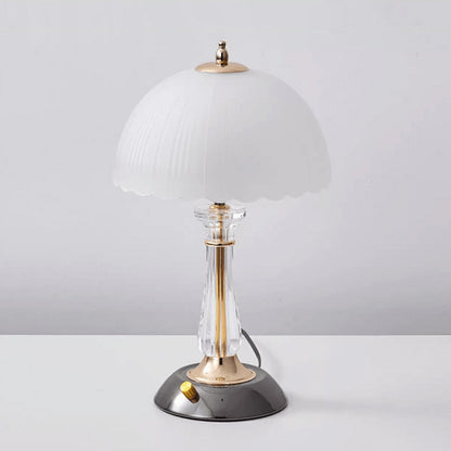 Domed Glass Nightstand lamp Table Light