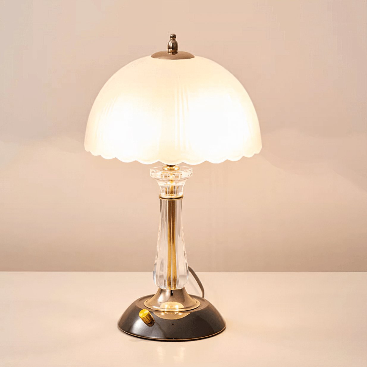 Domed Glass Nightstand lamp Table Light