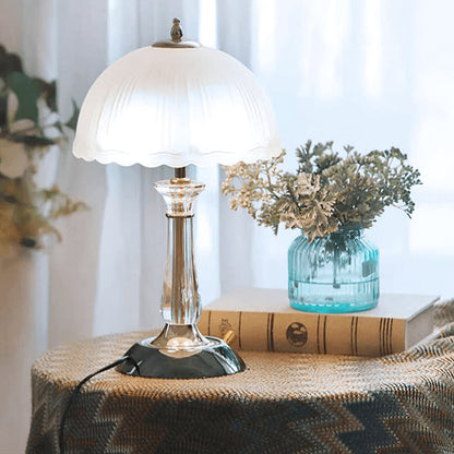 Domed Glass Nightstand lamp Table Light