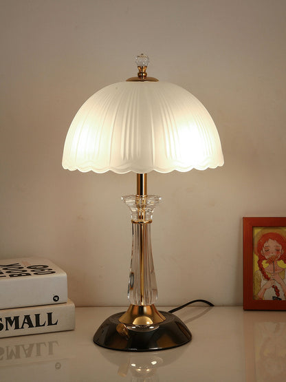 Domed Glass Nightstand lamp Table Light