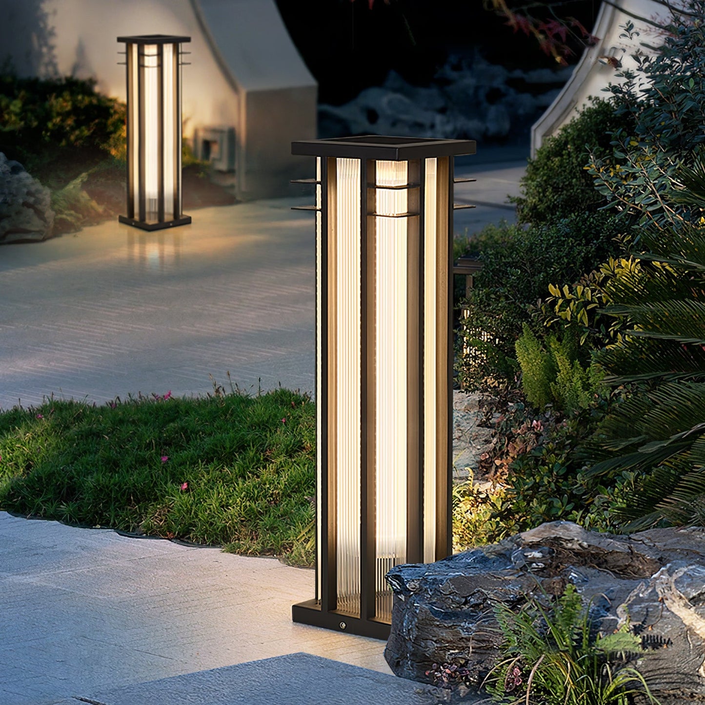 Double Axis Architectural light Outdoor Post Lamp