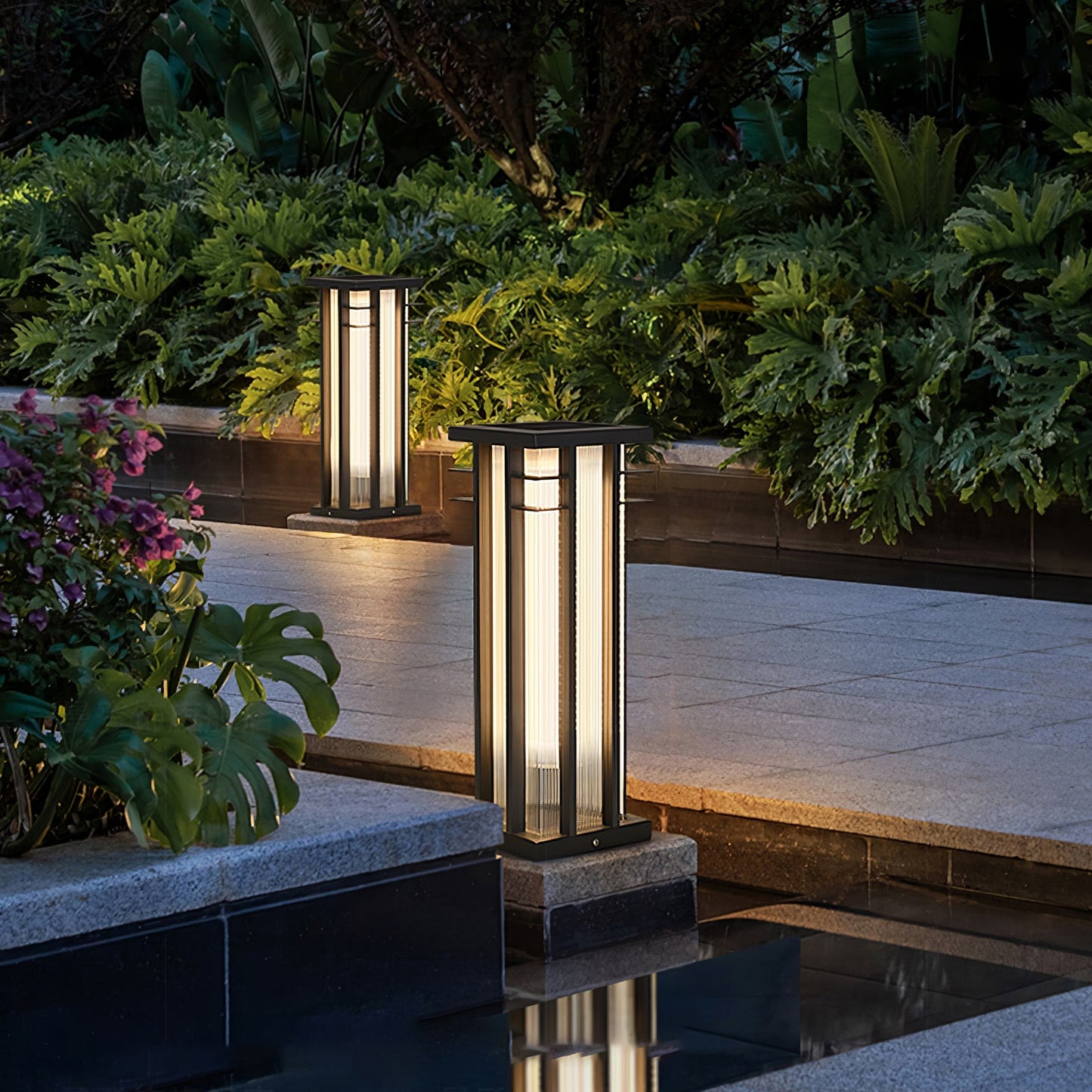 Double Axis Architectural light Outdoor Post Lamp