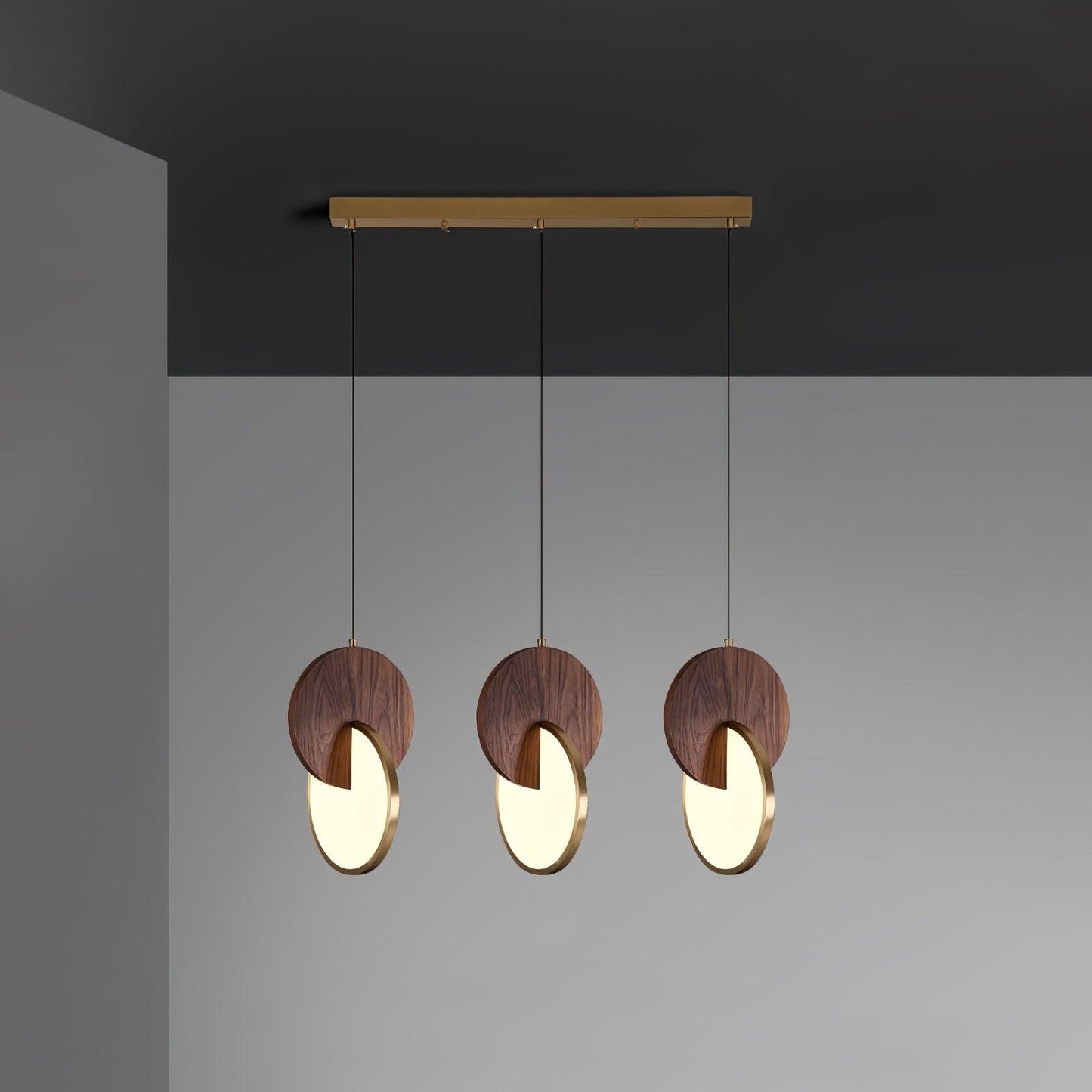 Double Disk Houselight Pendant Lamp