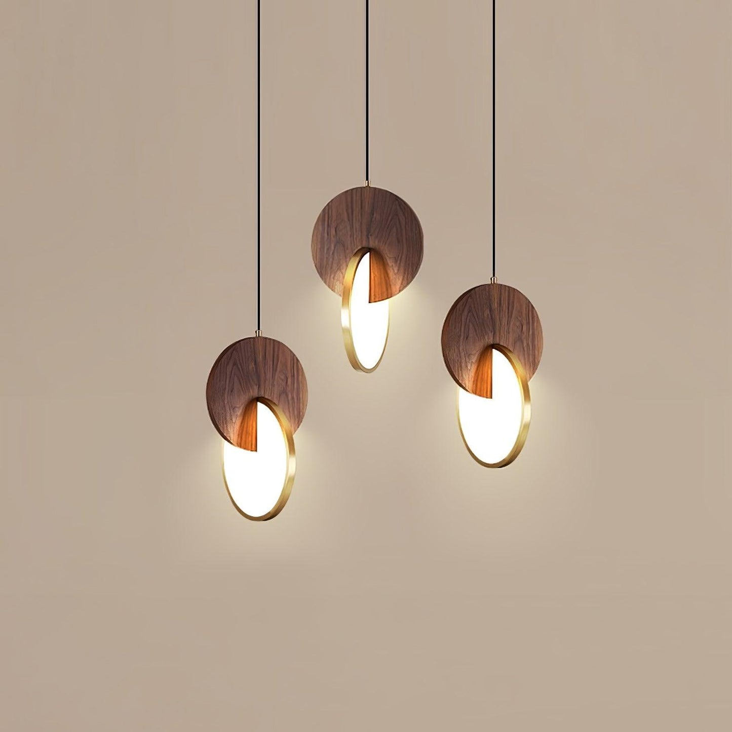 Double Disk Houselight Pendant Lamp