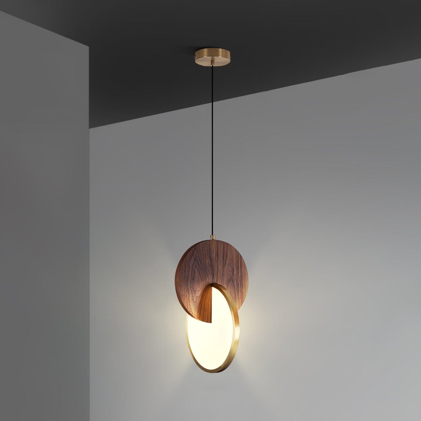 Double Disk Houselight Pendant Lamp