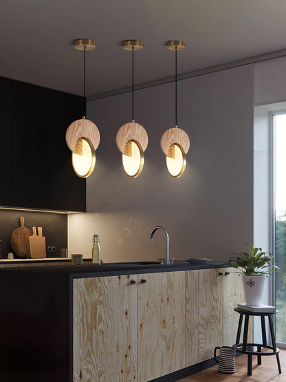 Double Disk Houselight Pendant Lamp