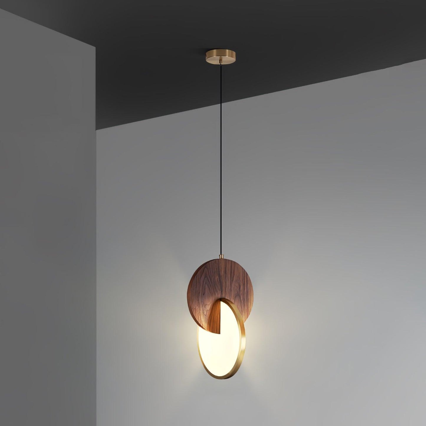 Double Disk Houselight Pendant Lamp