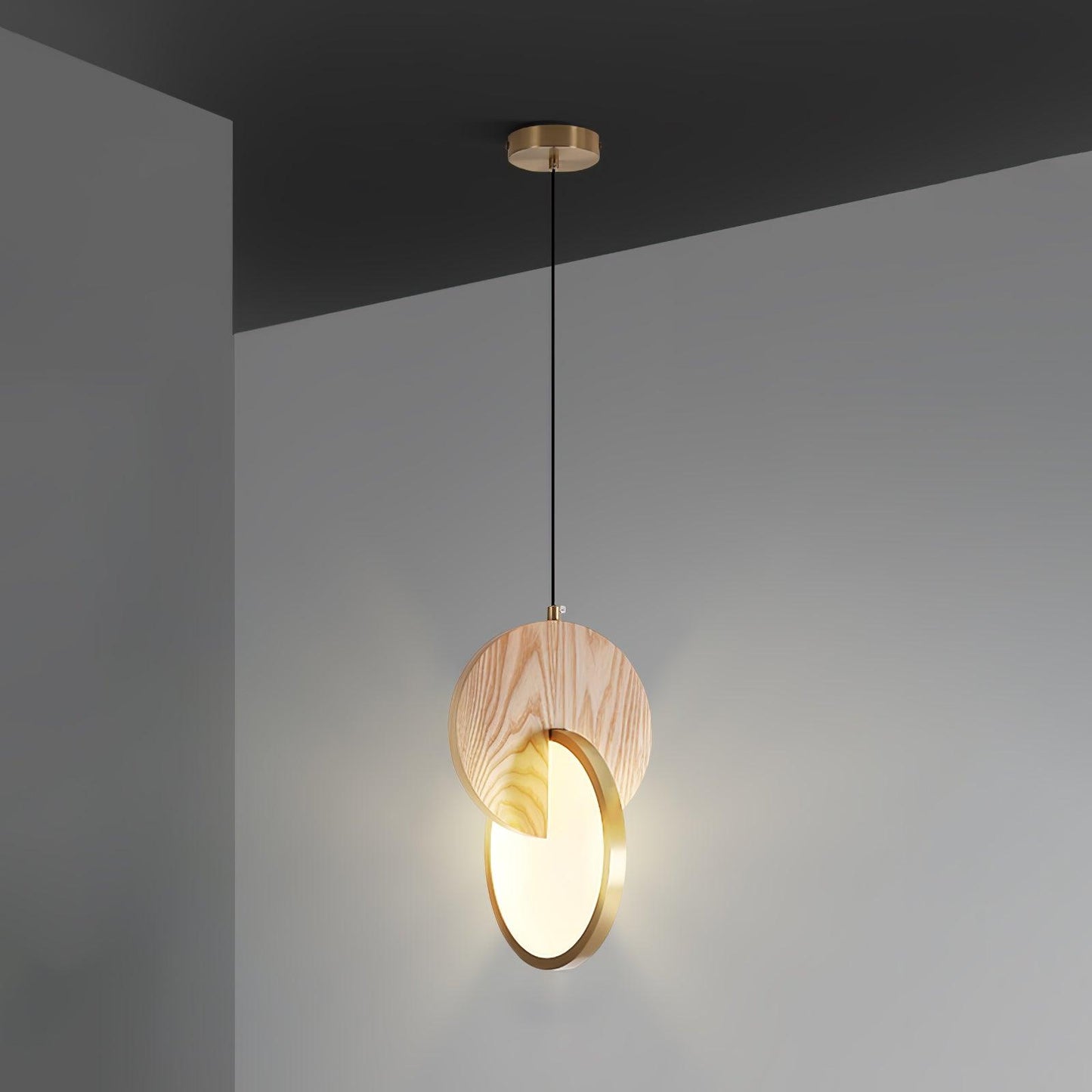 Double Disk Houselight Pendant Lamp