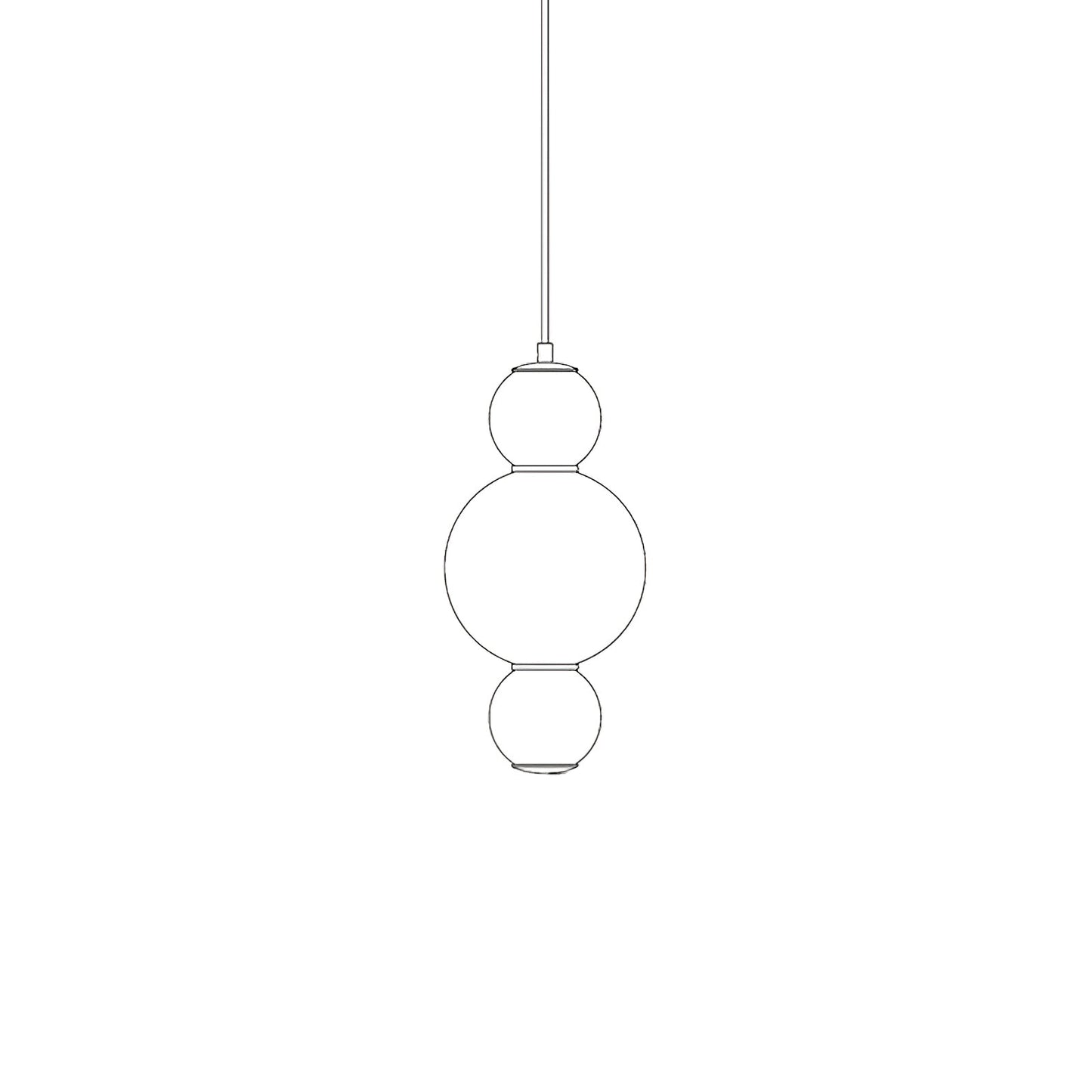 Double Globe Drop light Pendant Lamp