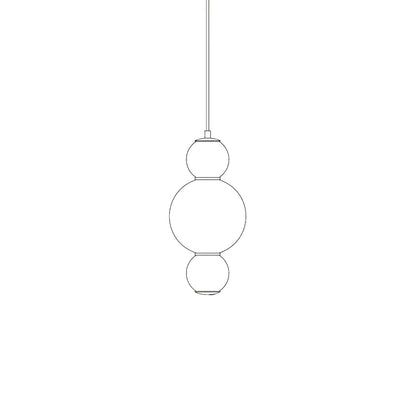 Double Globe Drop light Pendant Lamp