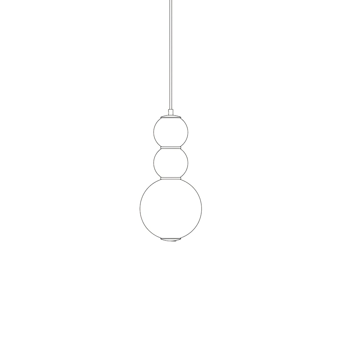 Double Globe Drop light Pendant Lamp