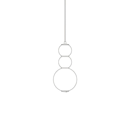 Double Globe Drop light Pendant Lamp