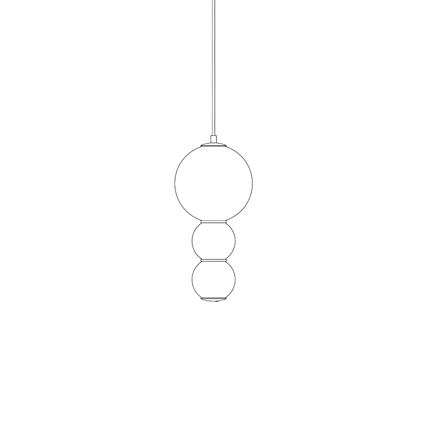 Double Globe Drop light Pendant Lamp