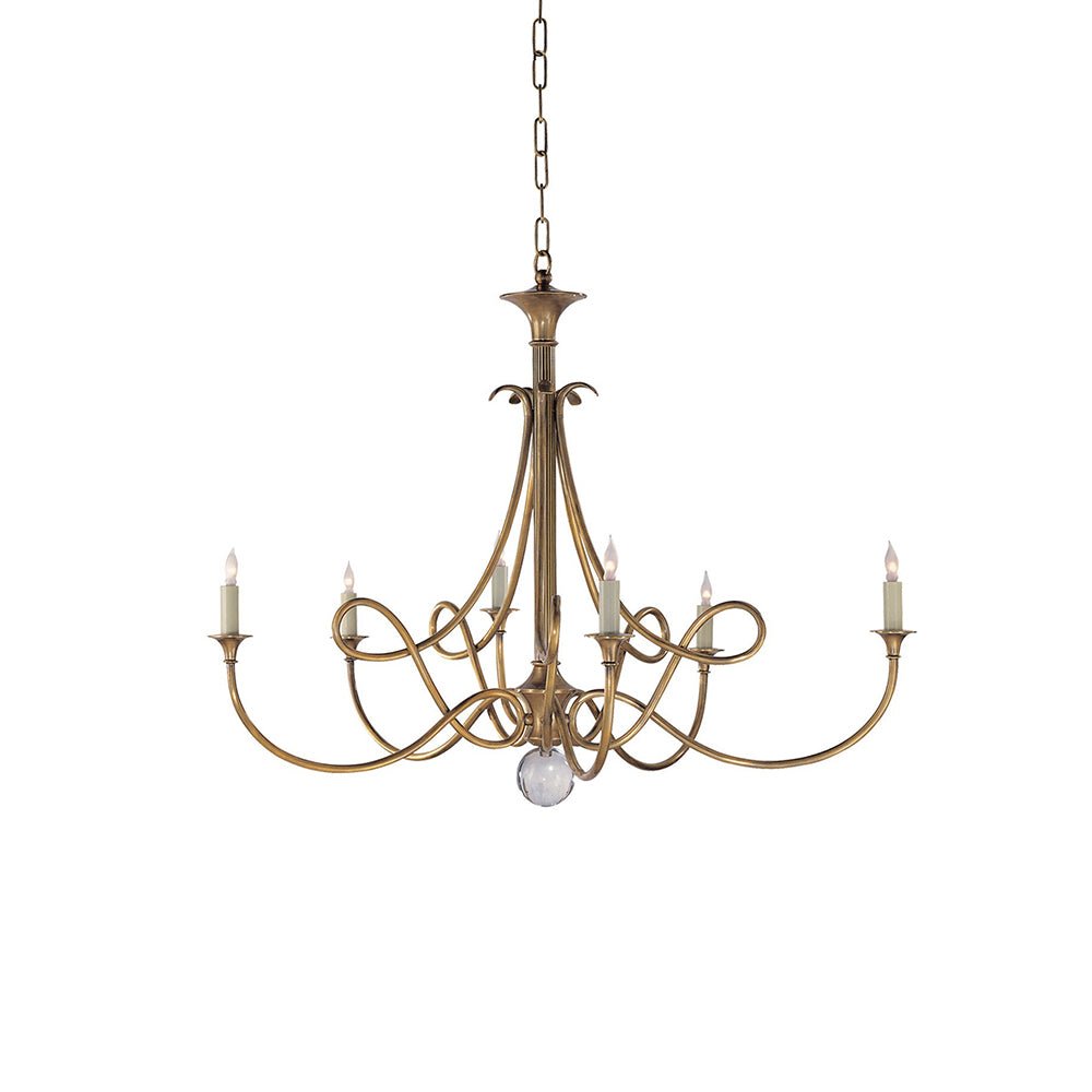 Double Twist Gasolier Chandelier