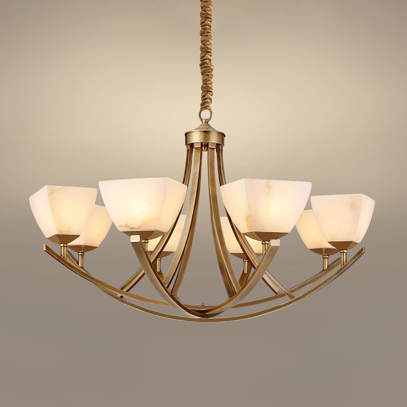 Dover Brass Pendant light Chandelier