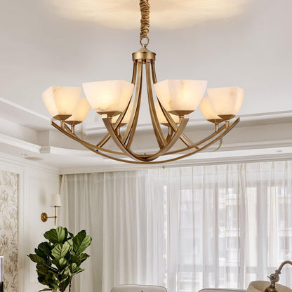 Dover Brass Pendant light Chandelier