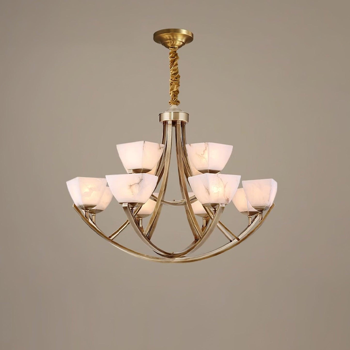 Dover Brass Pendant light Chandelier