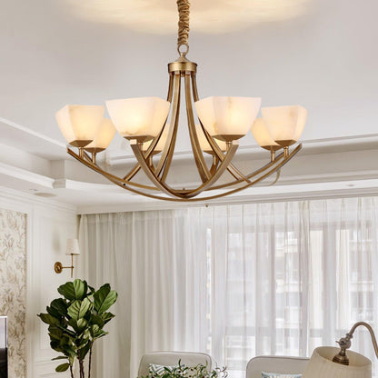 Dover Brass Pendant light Chandelier