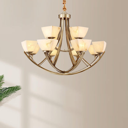 Dover Brass Pendant light Chandelier