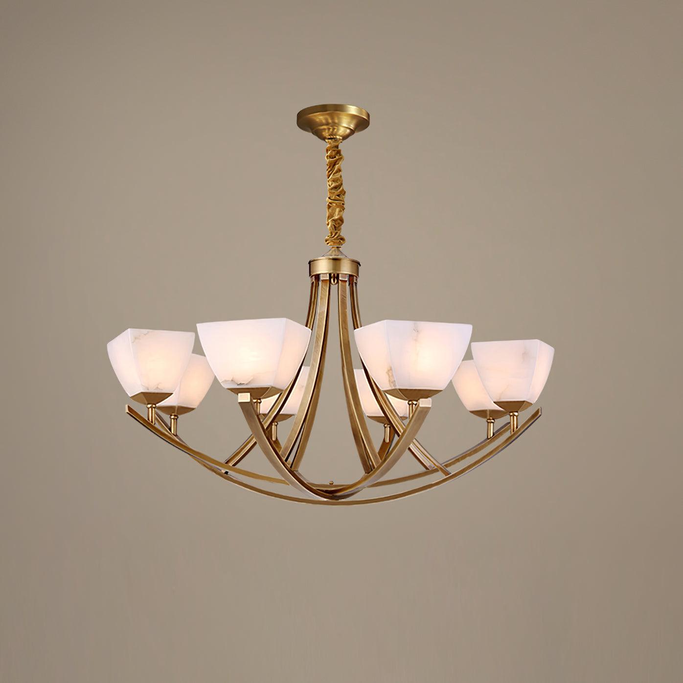 Dover Brass Pendant light Chandelier