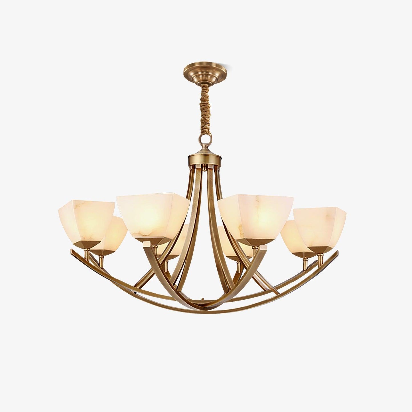 Dover Brass Pendant light Chandelier