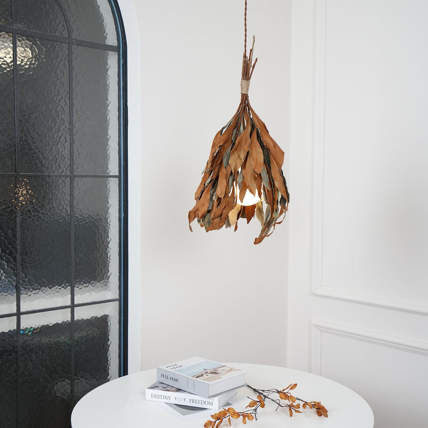 Dried Branch Leaf Drop light Pendant Lamp