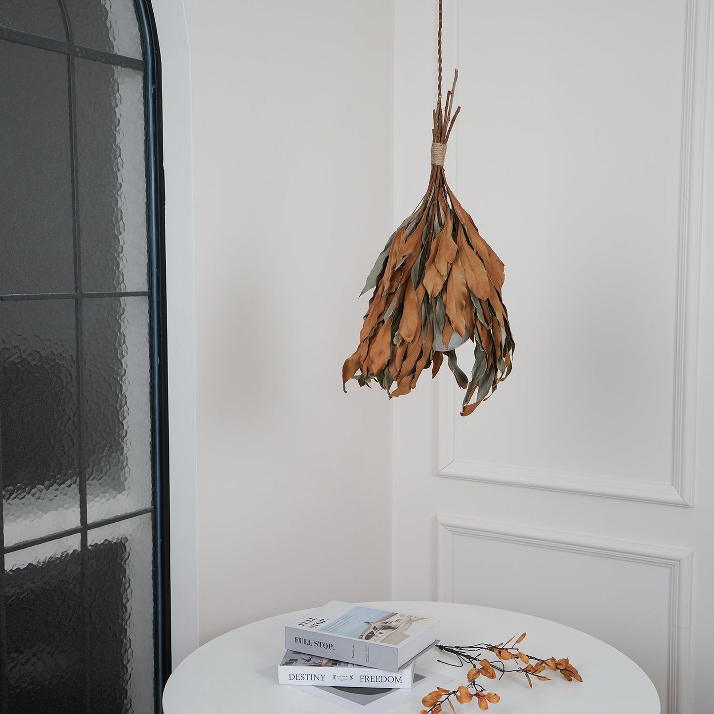 Dried Branch Leaf Drop light Pendant Lamp