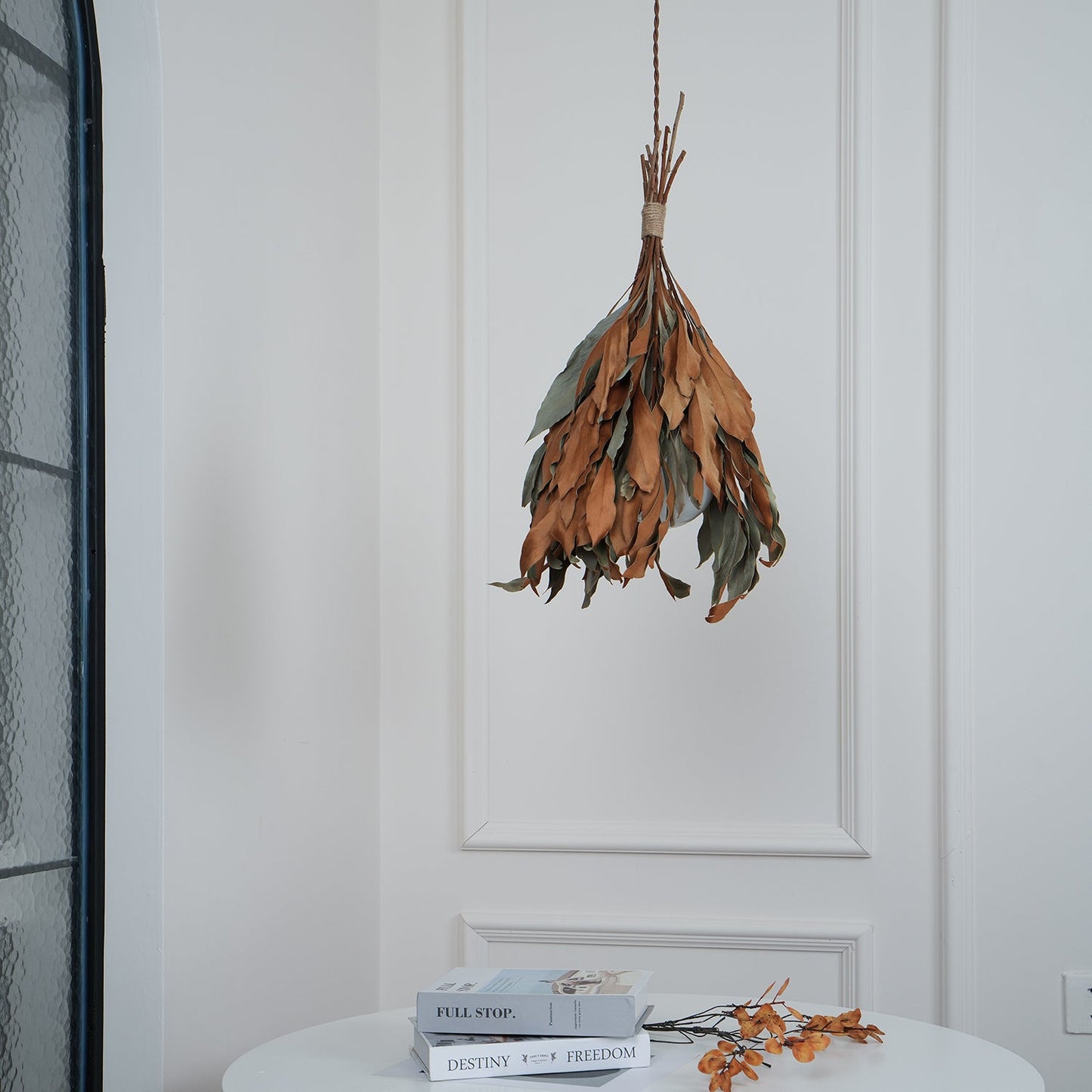 Dried Branch Leaf Drop light Pendant Lamp