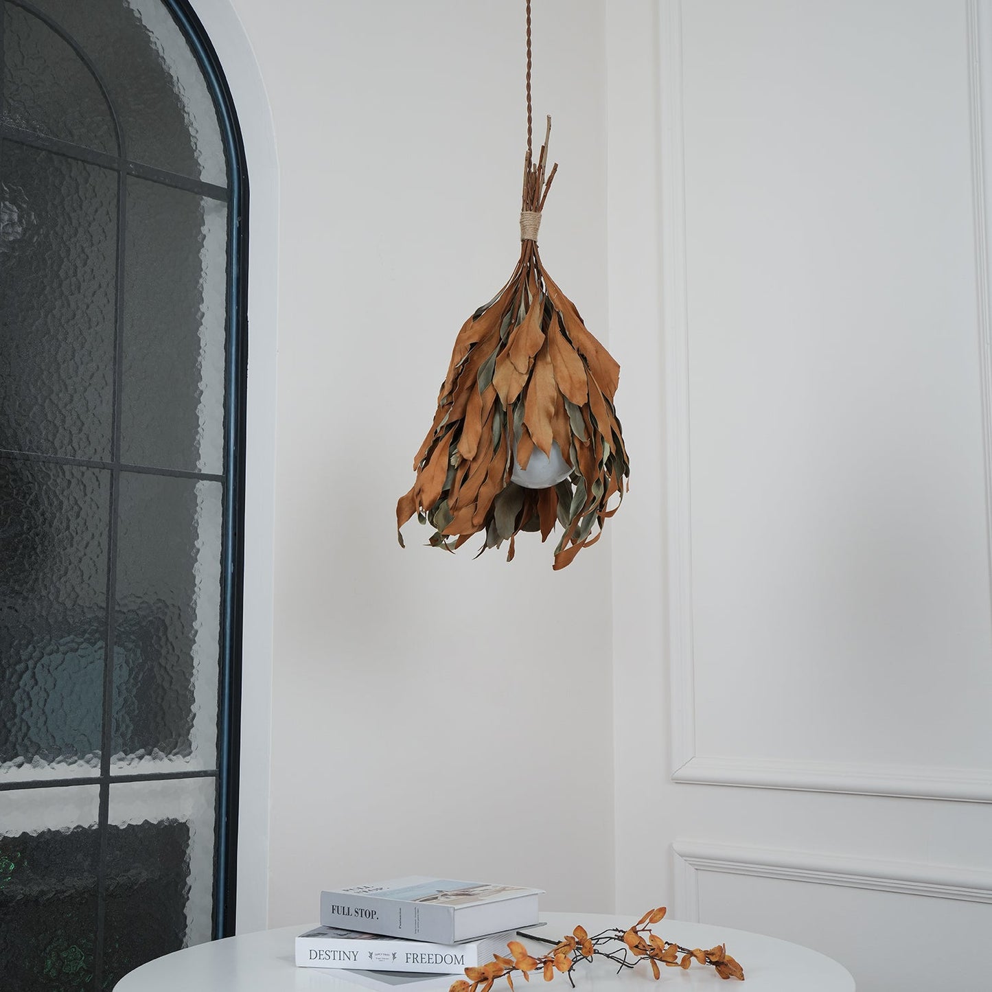 Dried Branch Leaf Drop light Pendant Lamp