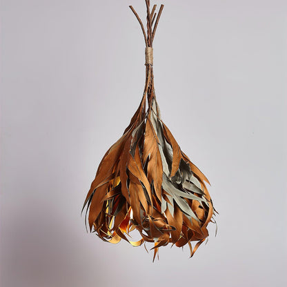 Dried Branch Leaf Drop light Pendant Lamp