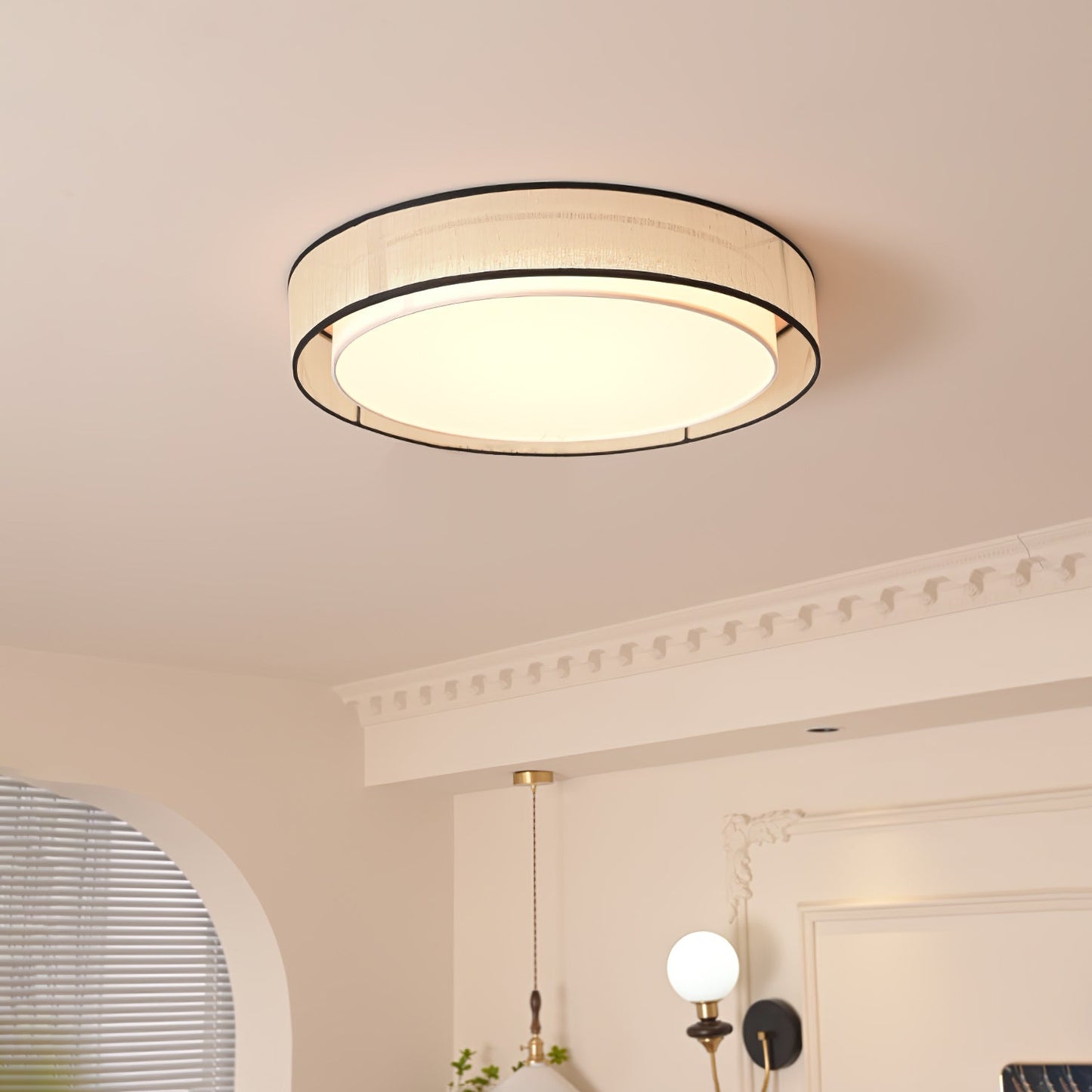 Drum Rould Overhead fixture Ceiling Lamp