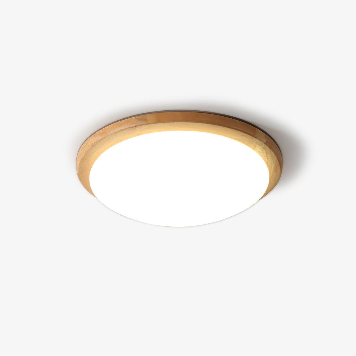 Drum Wood Flush mount light Ceiling Lamp