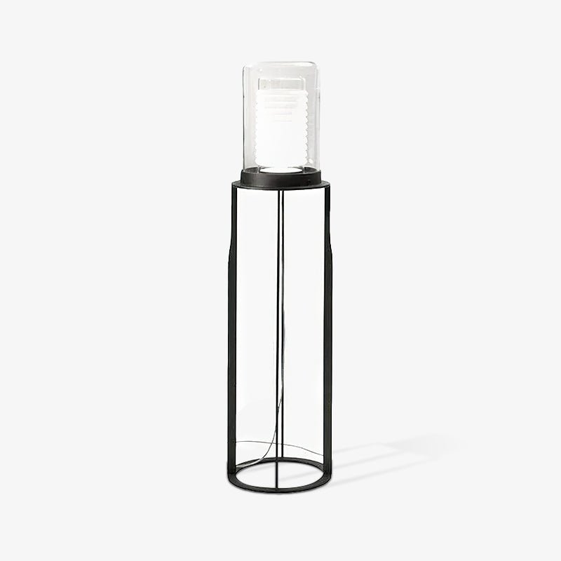 Dual Cylinder Glass Accent Lamp Floor Lamp