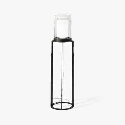 Dual Cylinder Glass Accent Lamp Floor Lamp