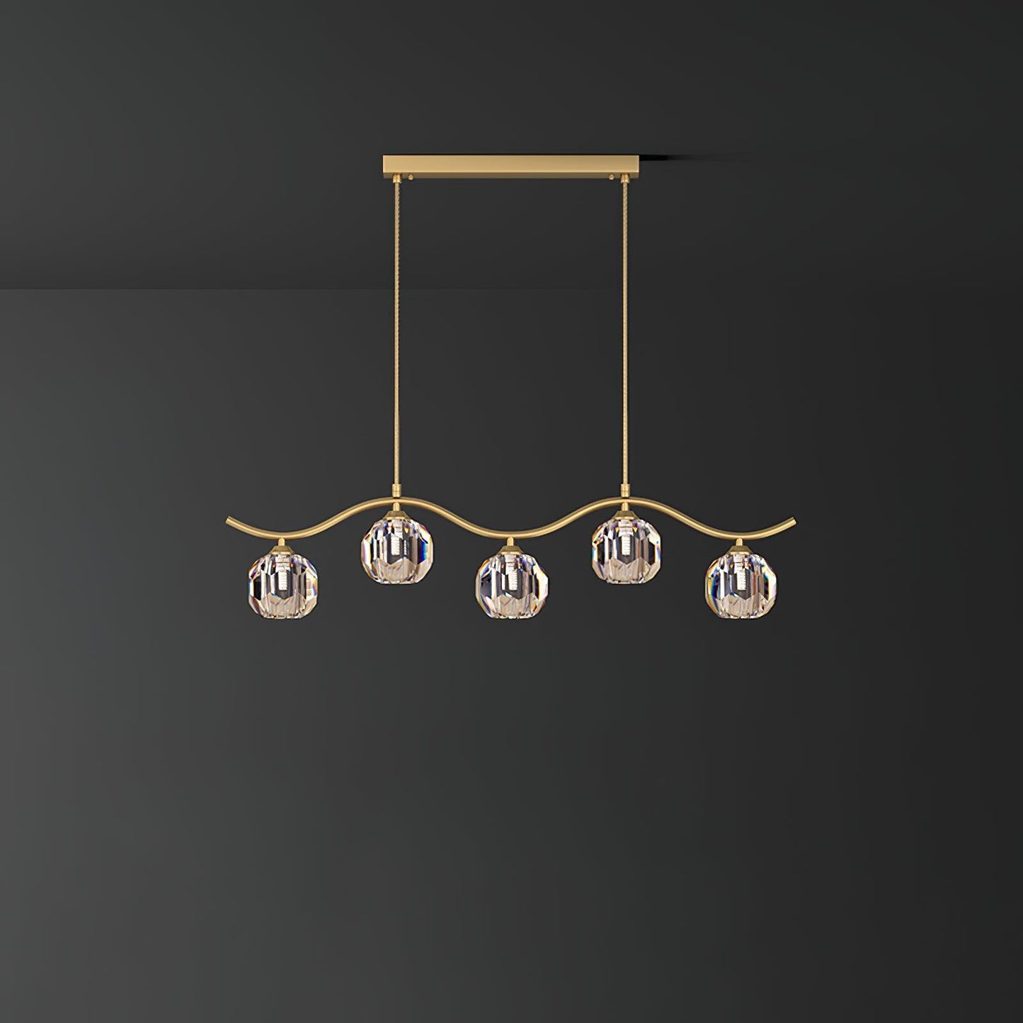 Eara Crystal Crown Chandelier