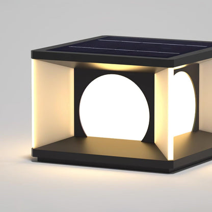 Eclipse Cube Patio light Outdoor Post Light