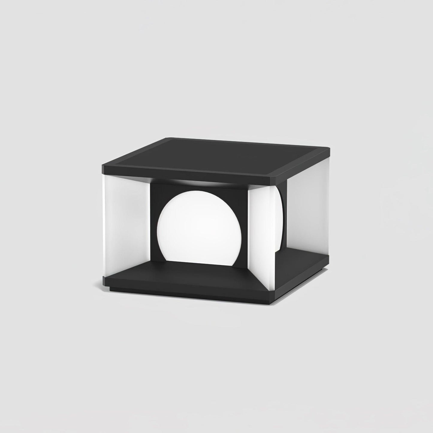 Eclipse Cube Patio light Outdoor Post Light