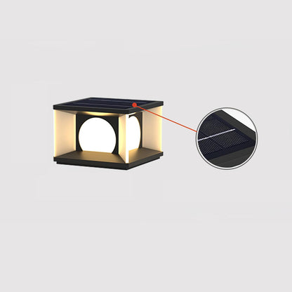 Eclipse Cube Patio light Outdoor Post Light