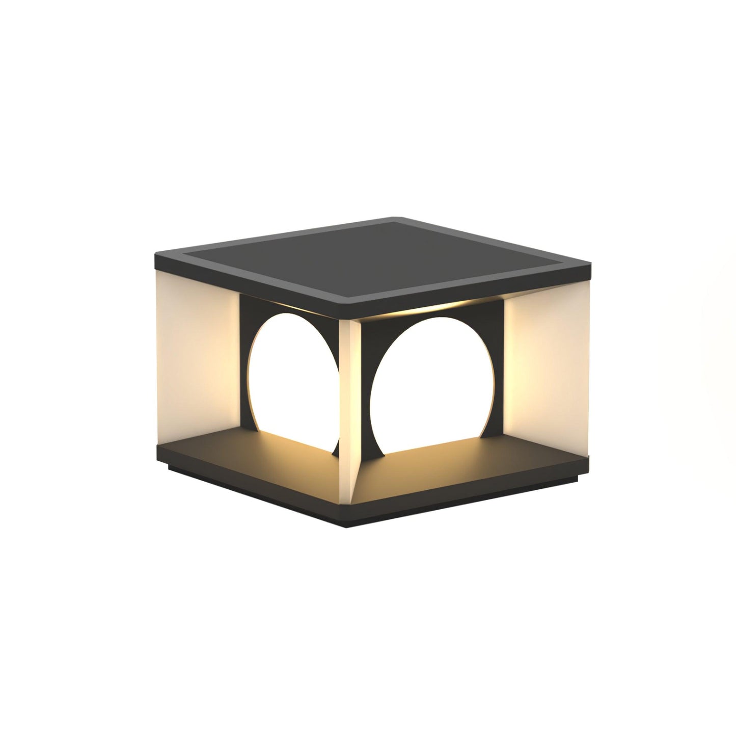 Eclipse Cube Patio light Outdoor Post Light