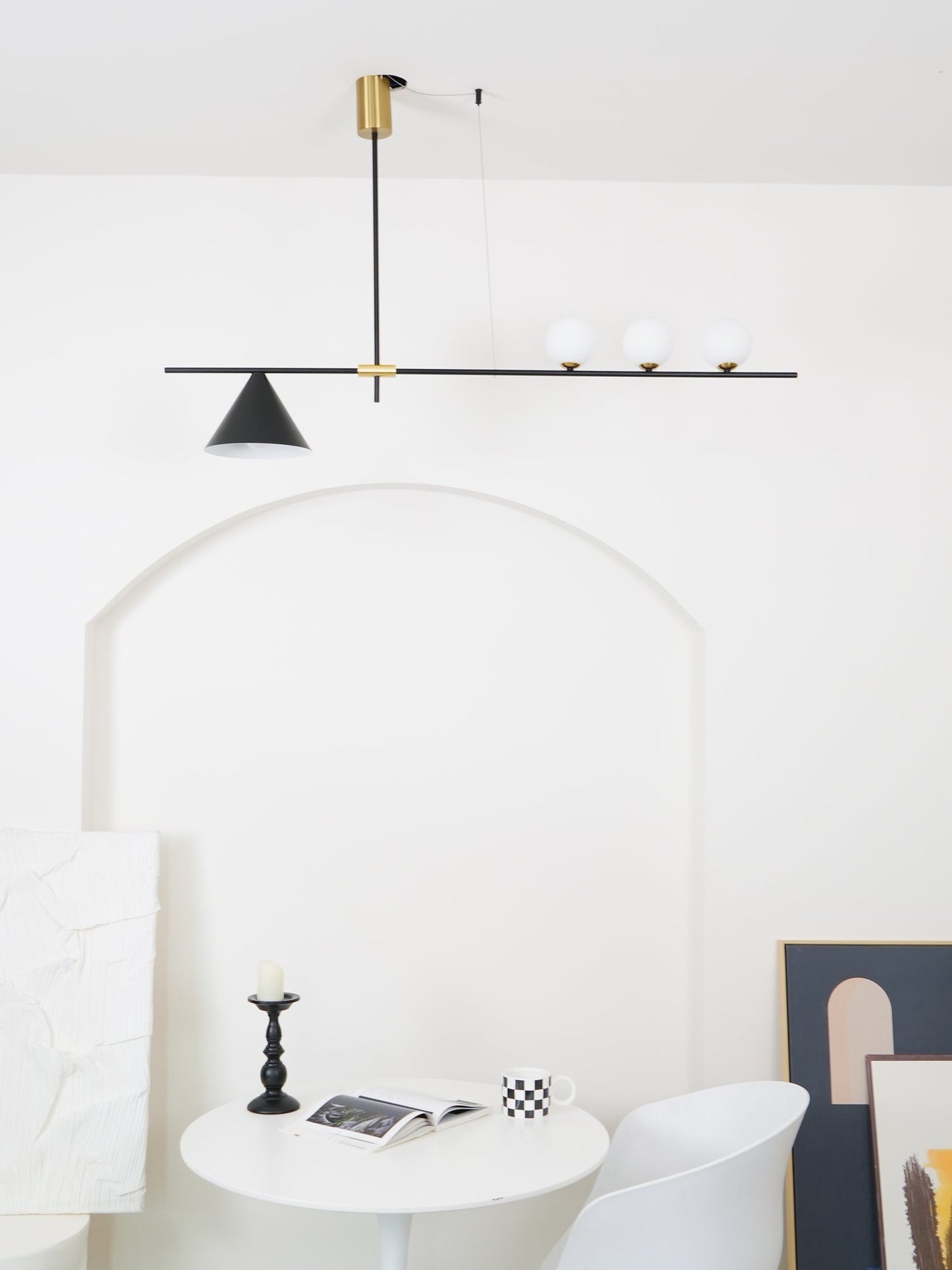 Eclipse Linear Crown Suspension Light