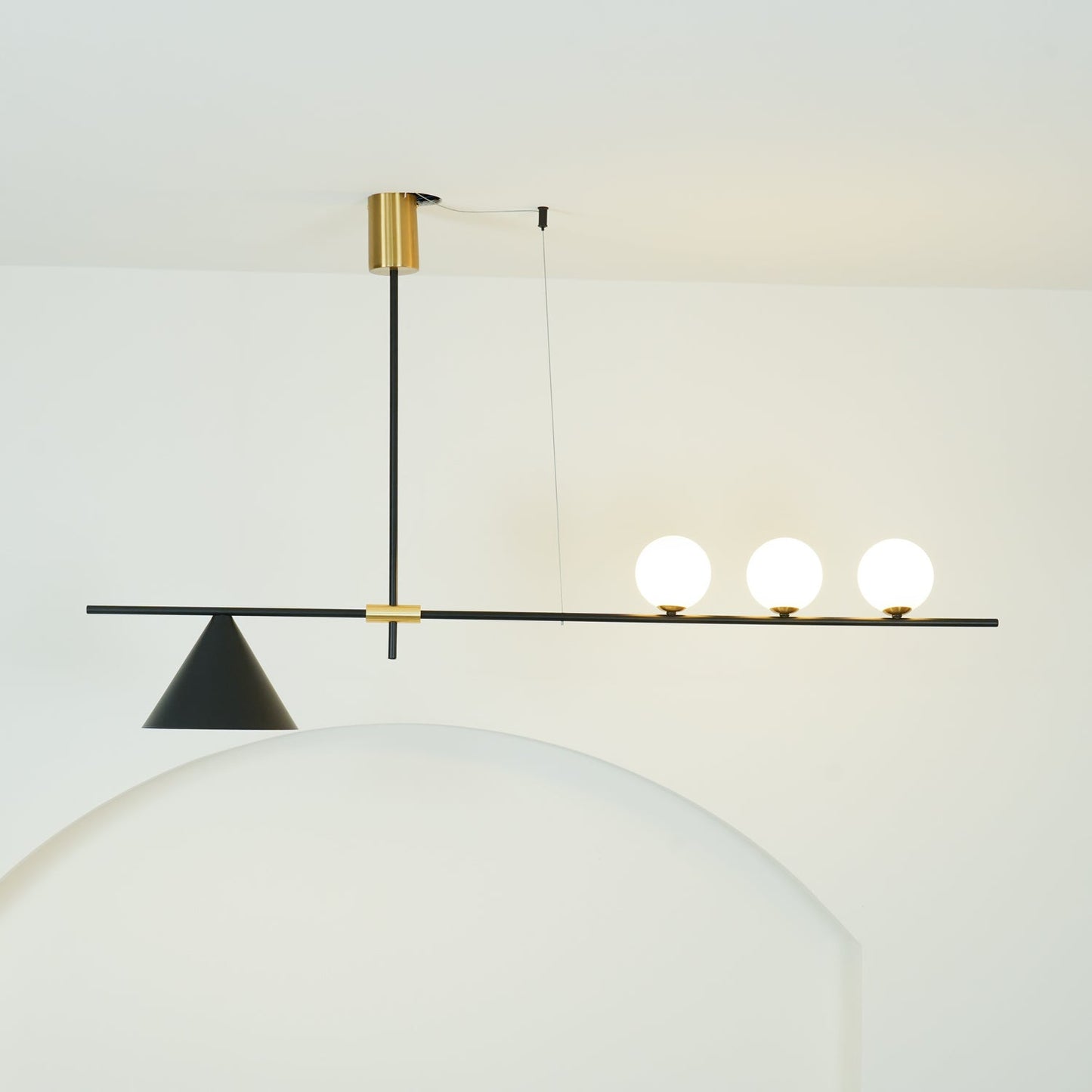 Eclipse Linear Crown Suspension Light