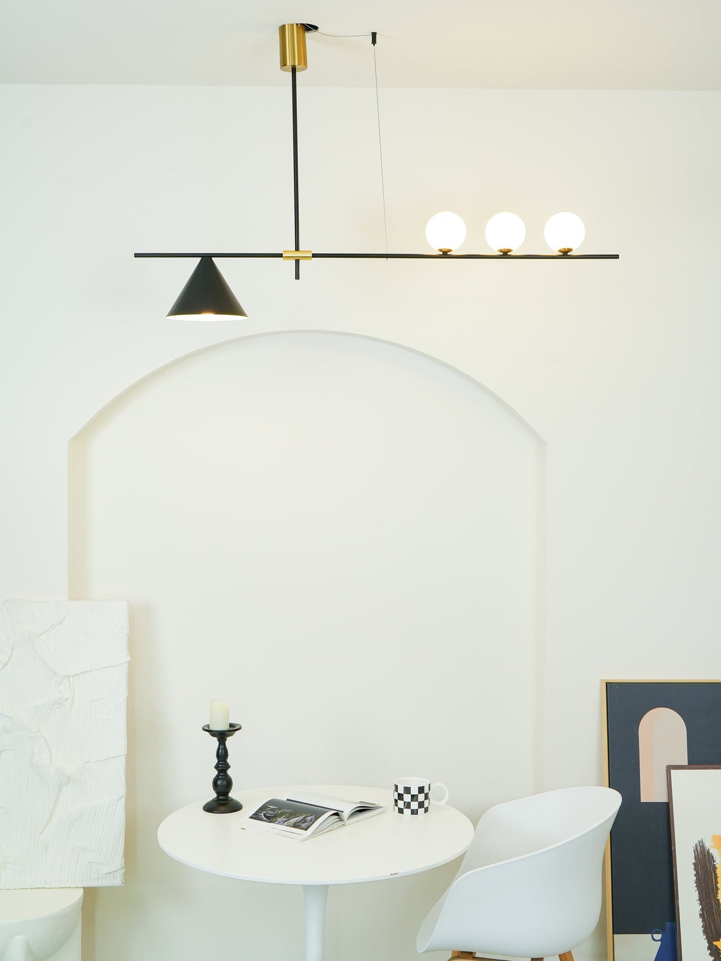 Eclipse Linear Crown Suspension Light