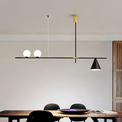 Eclipse Linear Crown Suspension Light