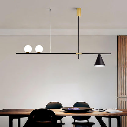 Eclipse Linear Crown Suspension Light