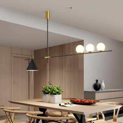 Eclipse Linear Crown Suspension Light