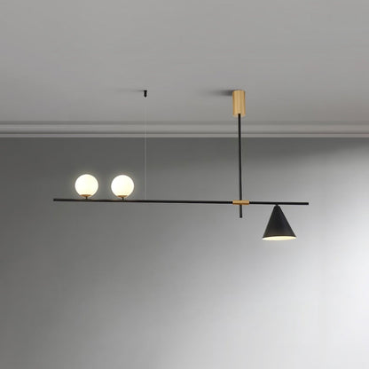 Eclipse Linear Crown Suspension Light