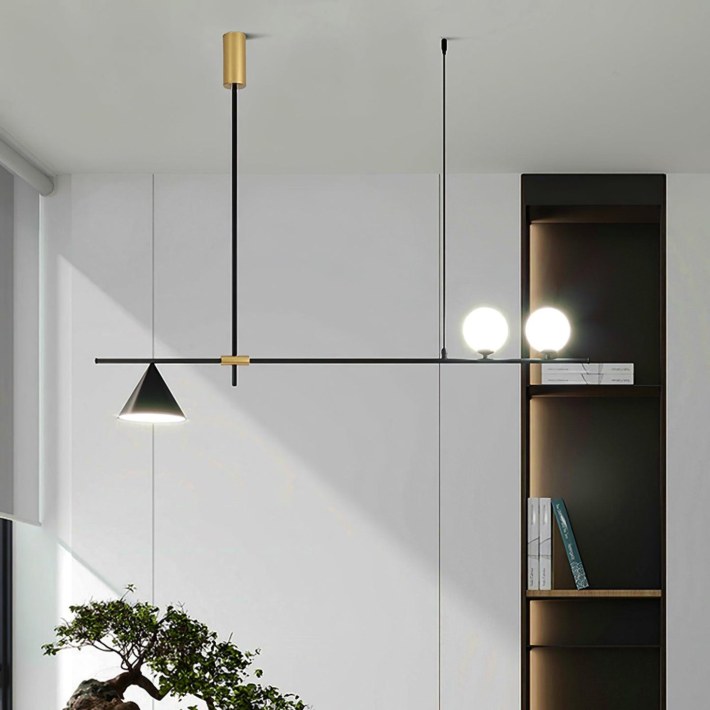 Eclipse Linear Crown Suspension Light