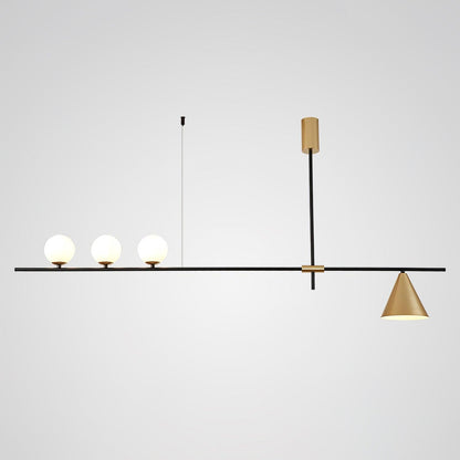 Eclipse Linear Crown Suspension Light